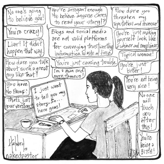 A Woman Online Digital Cartoon - by nakedpastor