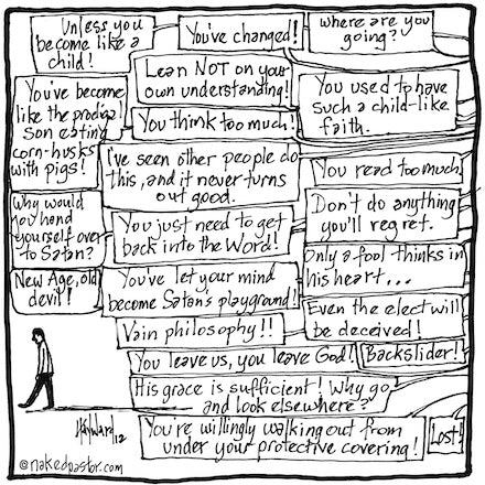 You Have Changed Digital Cartoon - by nakedpastor