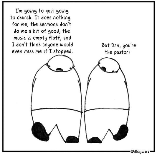 You're the Pastor Digital Cartoon - by nakedpastor