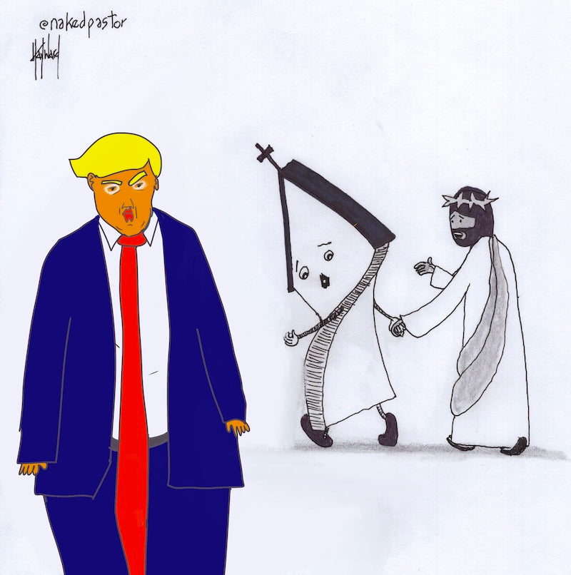 Why I Draw Cartoons About Trump And The Church