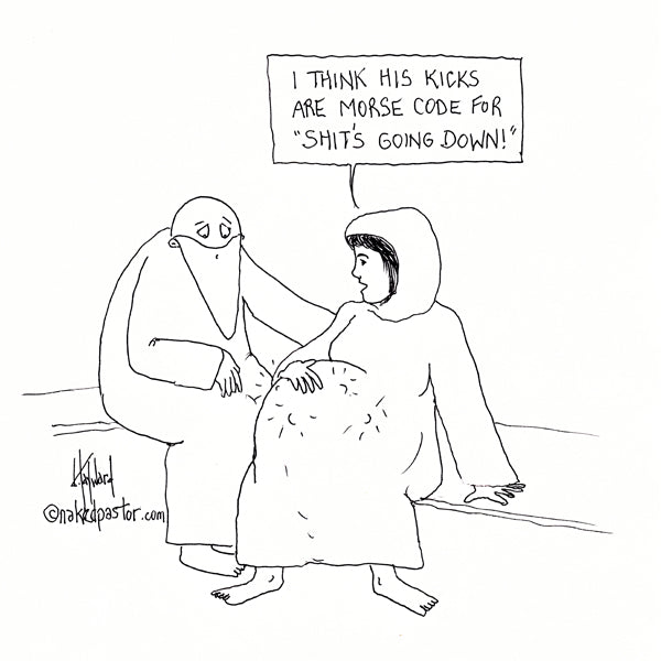 Jesus Kicks in the Womb