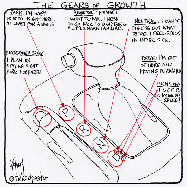 The Gears of Growth cartoon by nakedpastor David Hayward