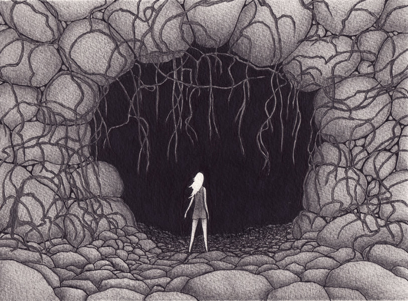 Sophia "Cave" drawing by nakedpastor David Hayward