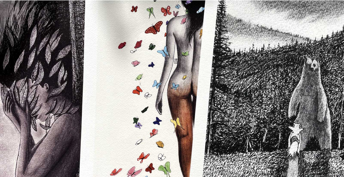 Sophia Drawings by artist David Hayward, NakedPastor