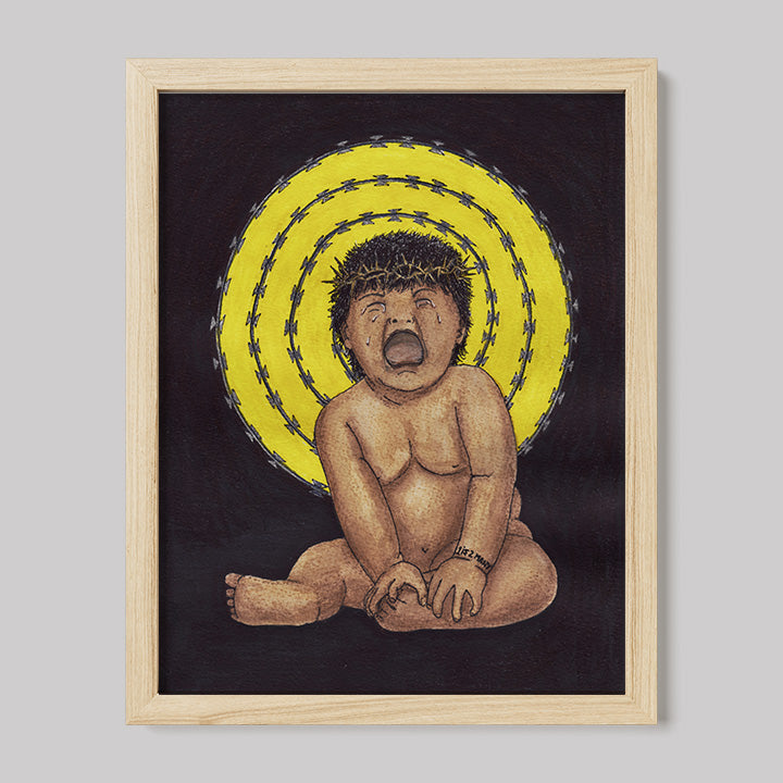 Border Baby Print-Drawings-nakedpastor