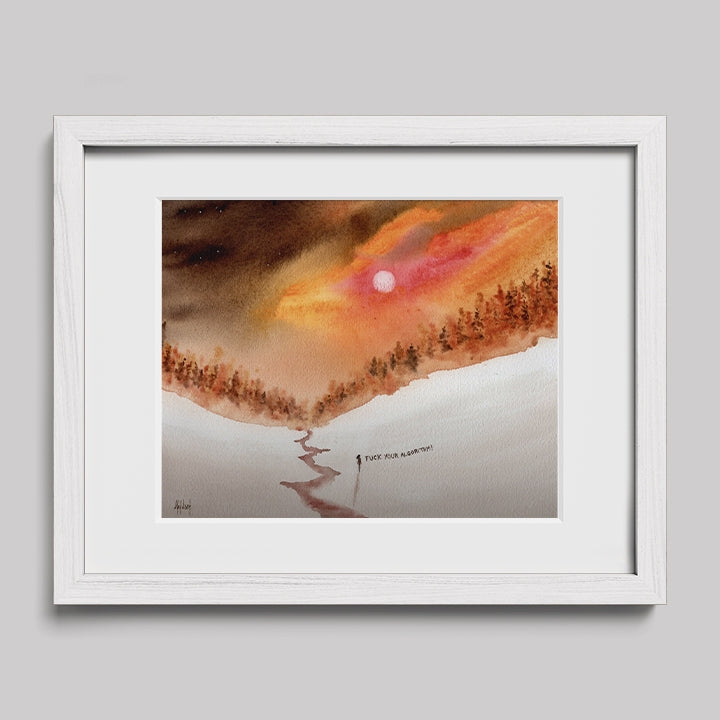 Fuck Your Algorithm Art Print-Painting-nakedpastor