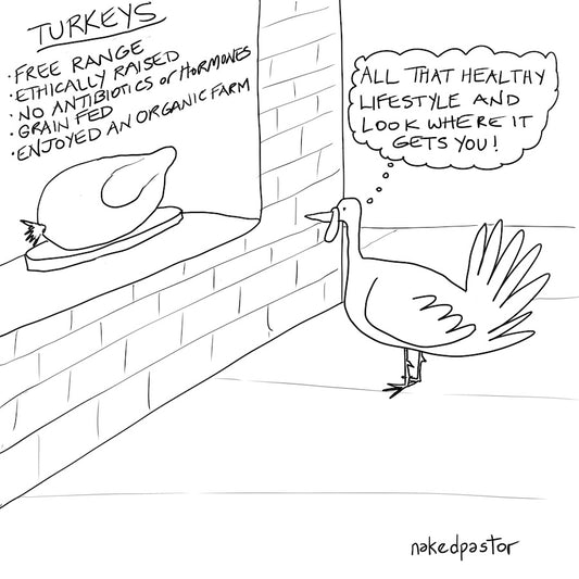 Turkey's Healthy Lifestyle Digital Cartoon-Cartoons-nakedpastor