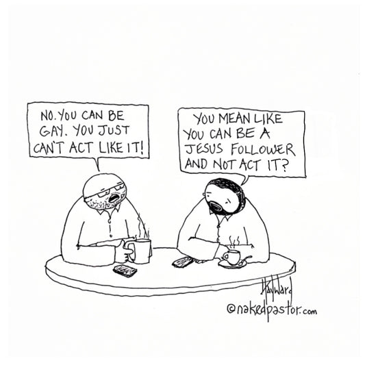 Act Like It Digital Cartoon-Digital Cartoons-nakedpastor