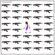 Against the Flow of Weapons Digital Cartoon-Digital Cartoons-nakedpastor