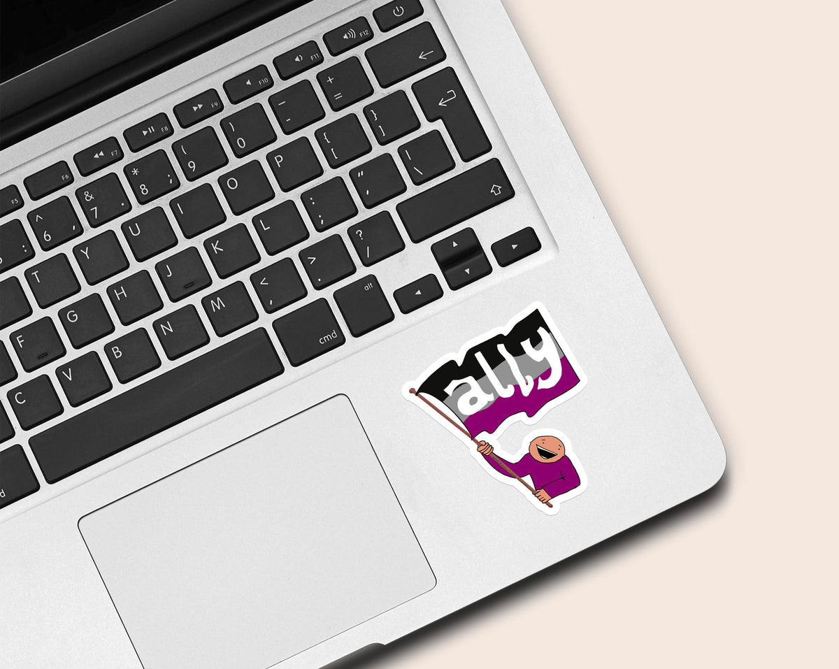 Ally Asexual Sticker-Stickers-nakedpastor