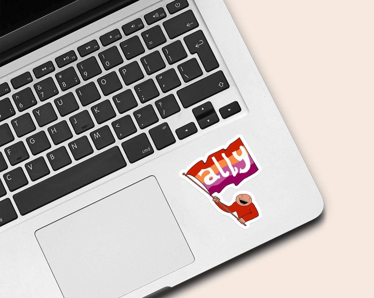Ally Lesbian Sticker-Stickers-nakedpastor