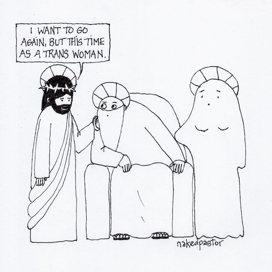 As A Trans Woman Digital Cartoon-Digital Cartoons-nakedpastor