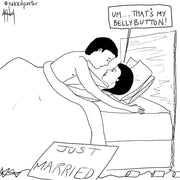 Bellybutton Digital Cartoon - by nakedpastor