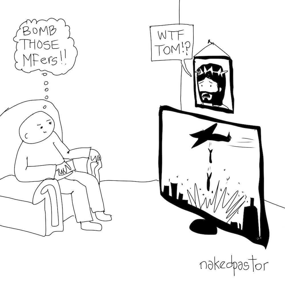 Bomb Those MFers Digital Cartoon-Digital Cartoons-nakedpastor