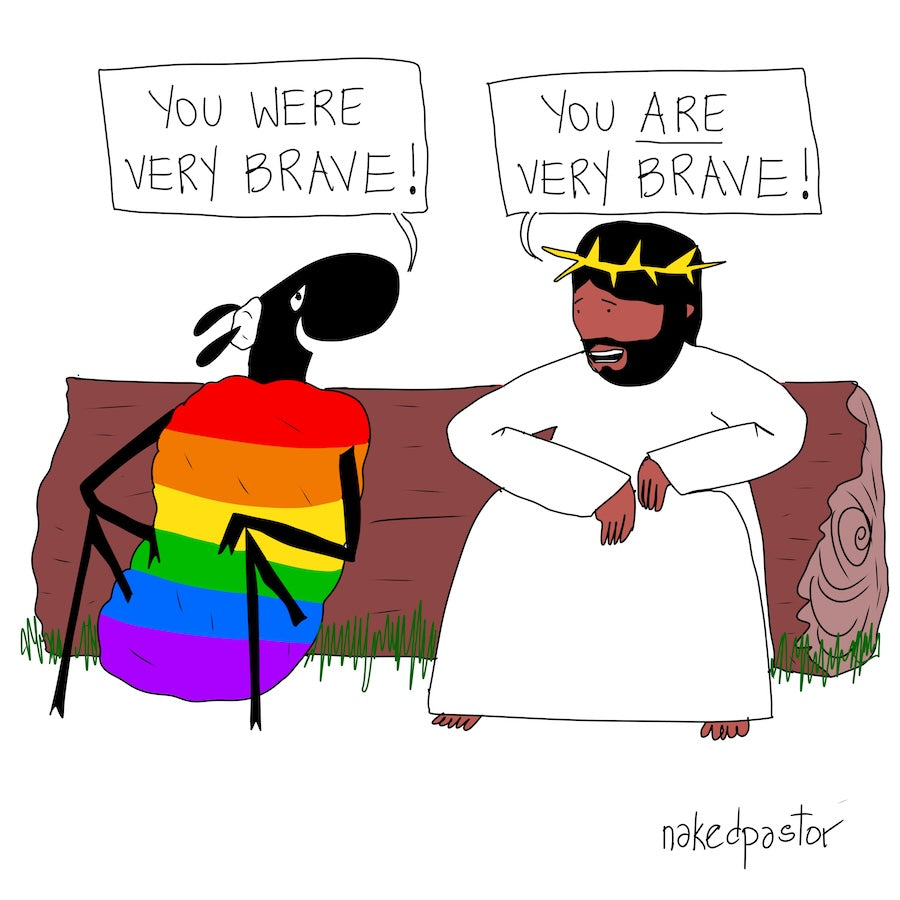 Brave Digital Cartoon-Digital Cartoons-nakedpastor
