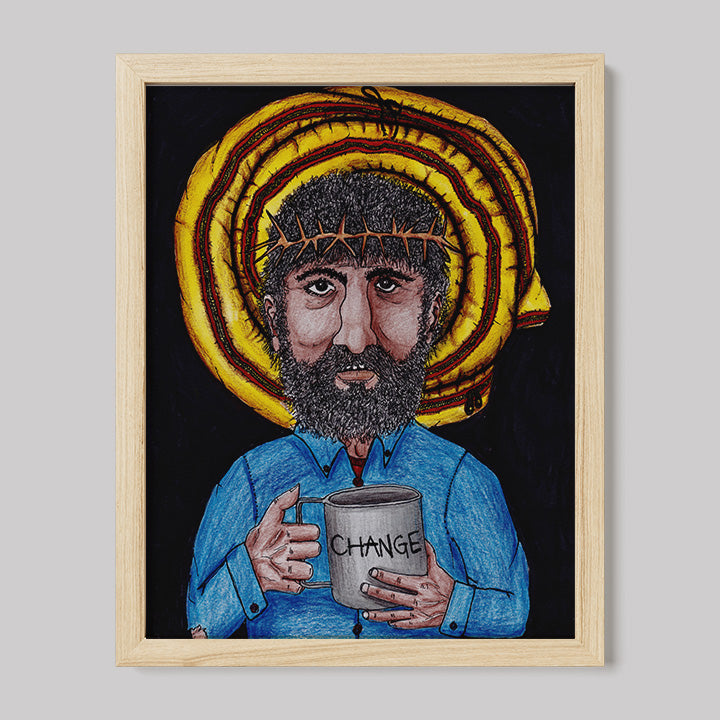 Change Image of Christ Print-Drawings-nakedpastor