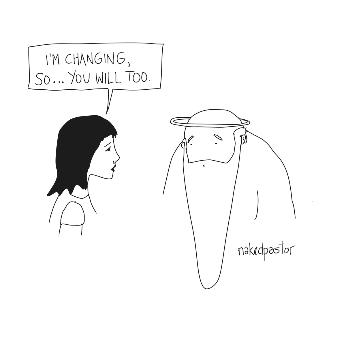 Changing Digital Cartoon-Digital Cartoons-nakedpastor