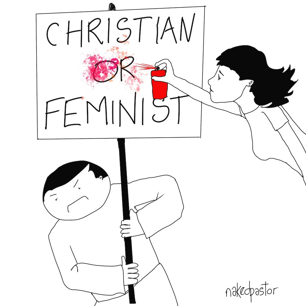 Christian Feminist Digital Cartoon-Digital Cartoons-nakedpastor