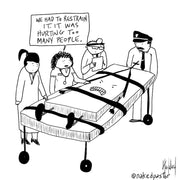 The Church in Restraints Digital Cartoon - by nakedpastor