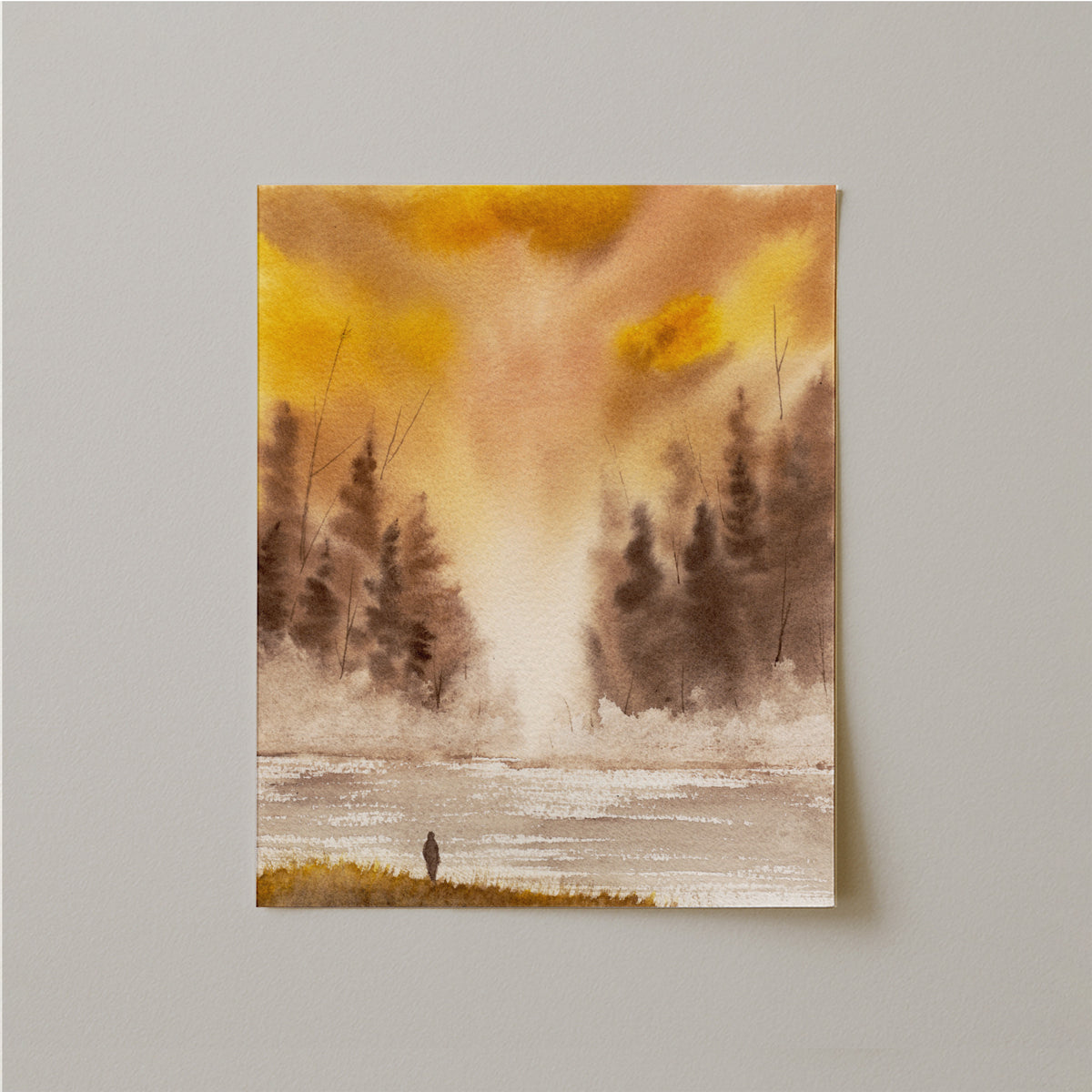 Come Sun Watercolor Print-Paintings-nakedpastor