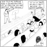 Deconstructing? Let Us Pray For You Digital Cartoon - by nakedpastor