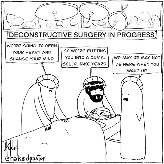 Deconstructive Surgery Digital Cartoon