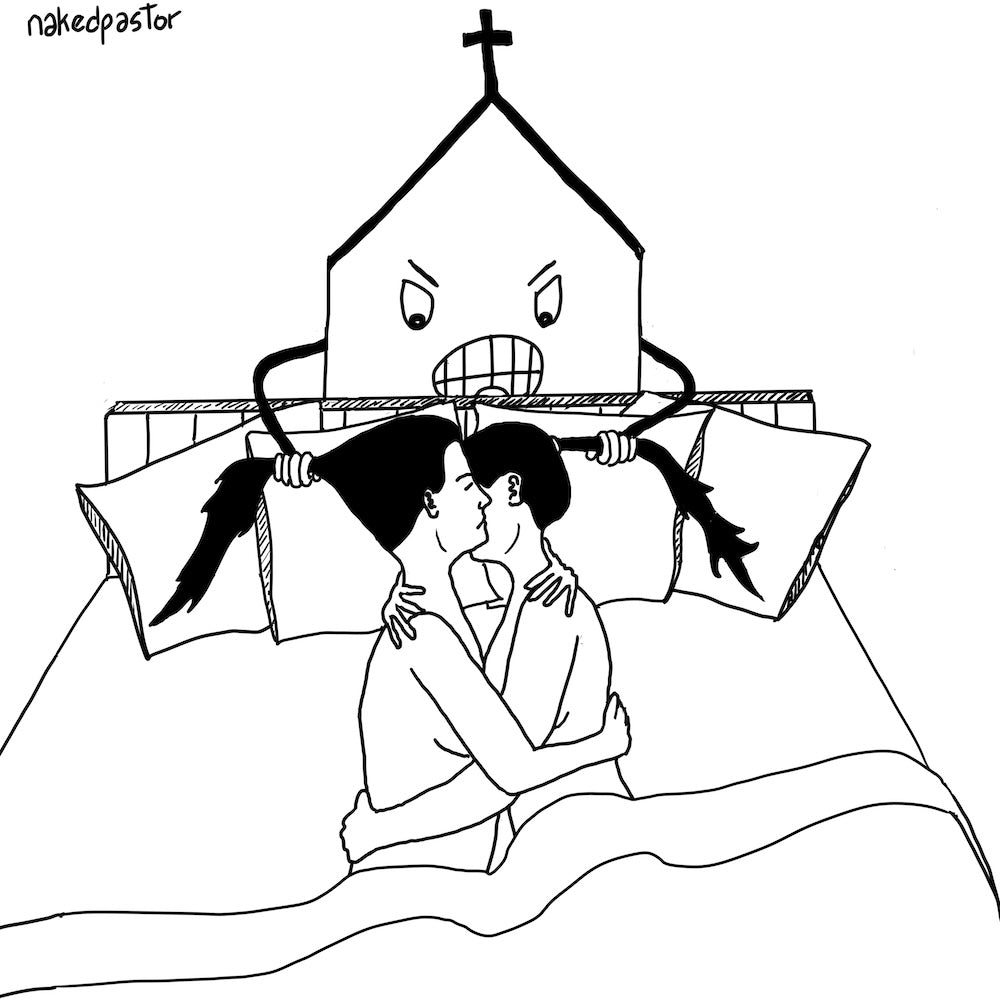 Do Not Put Asunder Digital Cartoon-Cartoons-nakedpastor