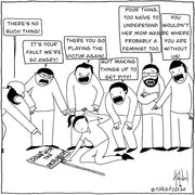Down with the Patriarchy Digital Cartoon - by nakedpastor
