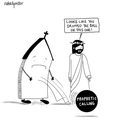 Dropped the Ball Digital Cartoon-Cartoons-nakedpastor