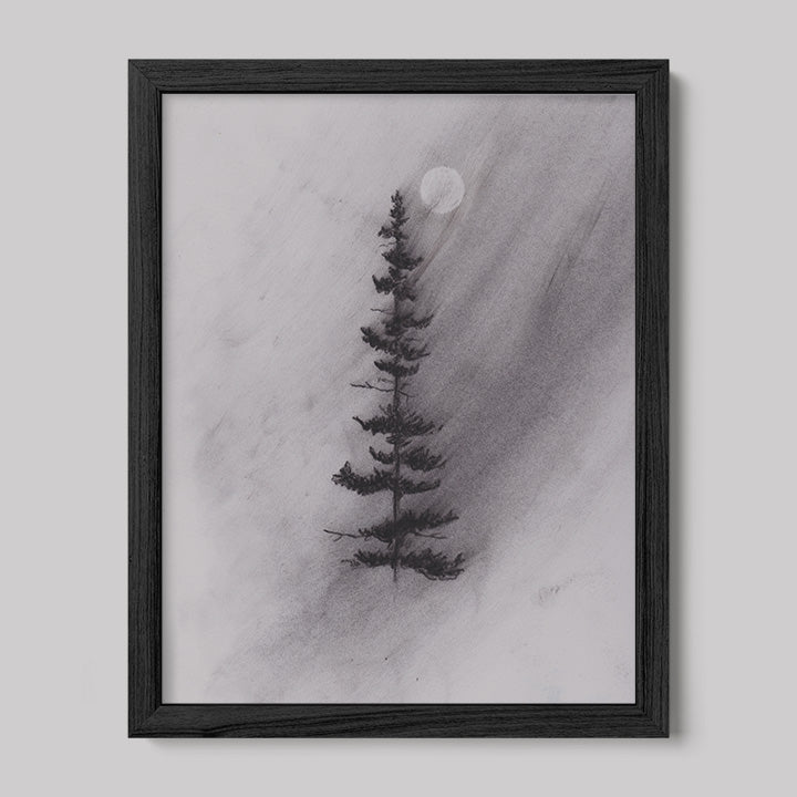 Enlighten Me Charcoal Drawing Print-Drawings-nakedpastor