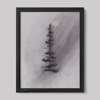 Enlighten Me Charcoal Drawing Print-Drawings-nakedpastor