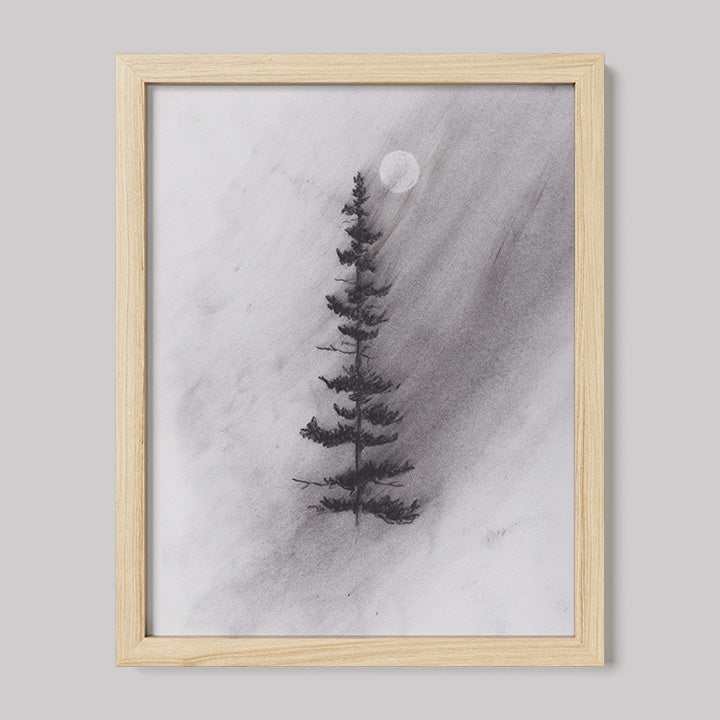 Enlighten Me Charcoal Drawing Print-Drawings-nakedpastor
