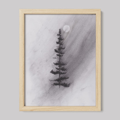 Enlighten Me Charcoal Drawing Print-Drawings-nakedpastor