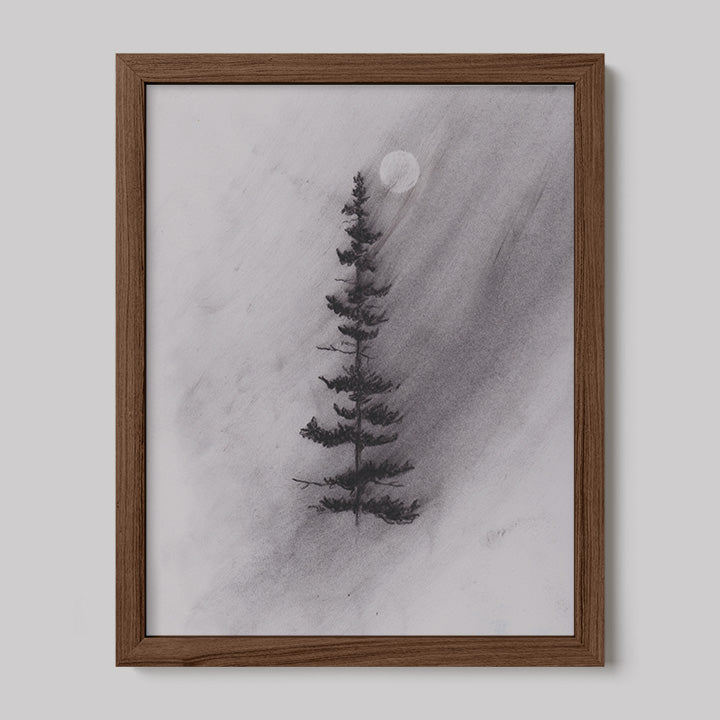 Enlighten Me Charcoal Drawing Print-Drawings-nakedpastor