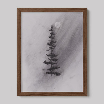 Enlighten Me Charcoal Drawing Print-Drawings-nakedpastor