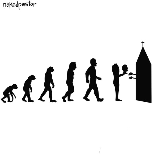 Evolution Digital Cartoon-Digital Cartoons-nakedpastor