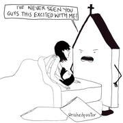 Excited Digital Cartoon-Digital Cartoons-nakedpastor