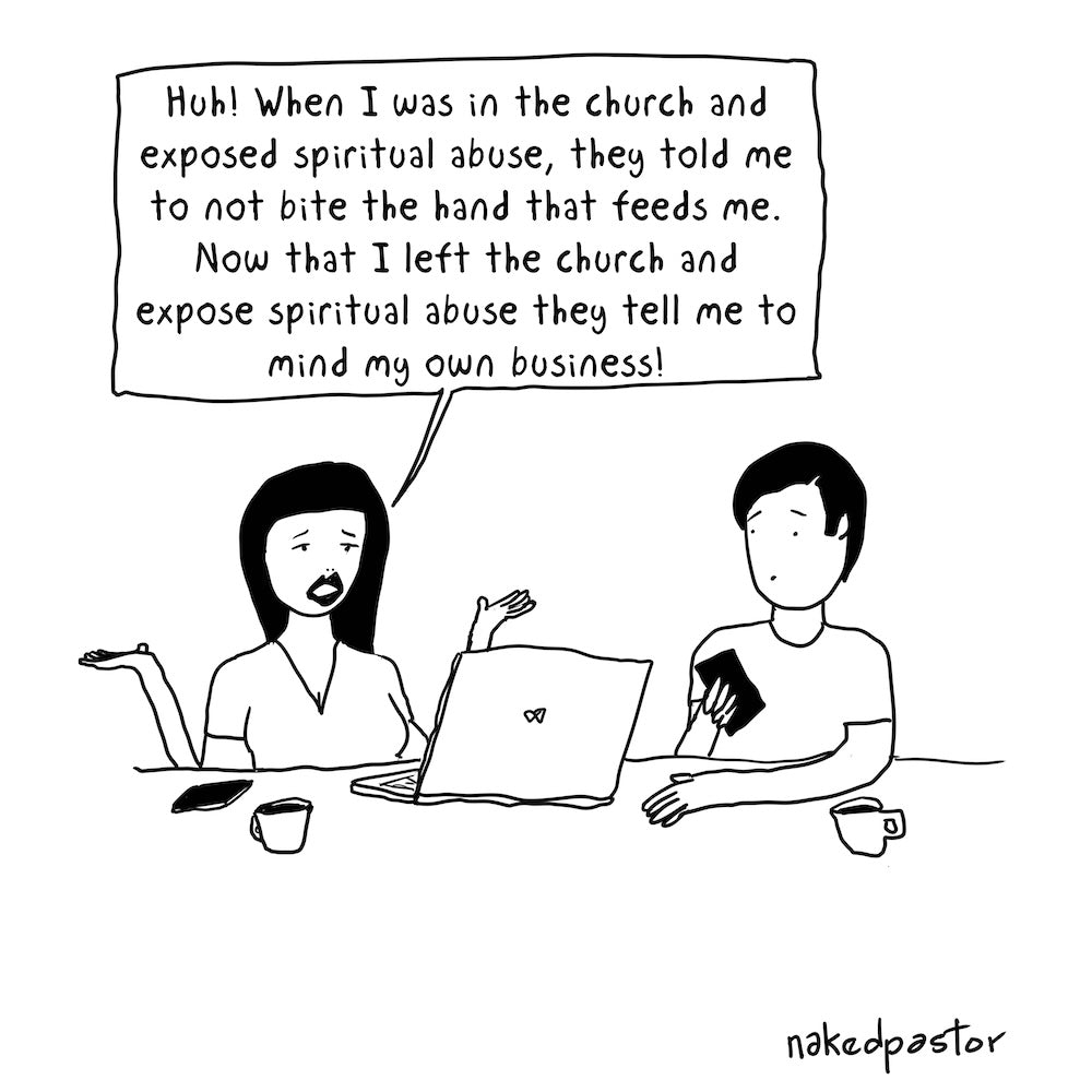 Spiritual Problem Cartoon Buy Exposing Spiritual Abuse Digital Cartoon by NakedPastor - David Hayward