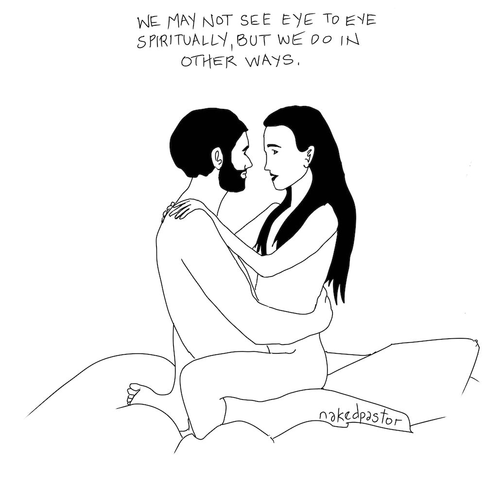 Eye to Eye Digital Cartoon-Digital Cartoons-nakedpastor