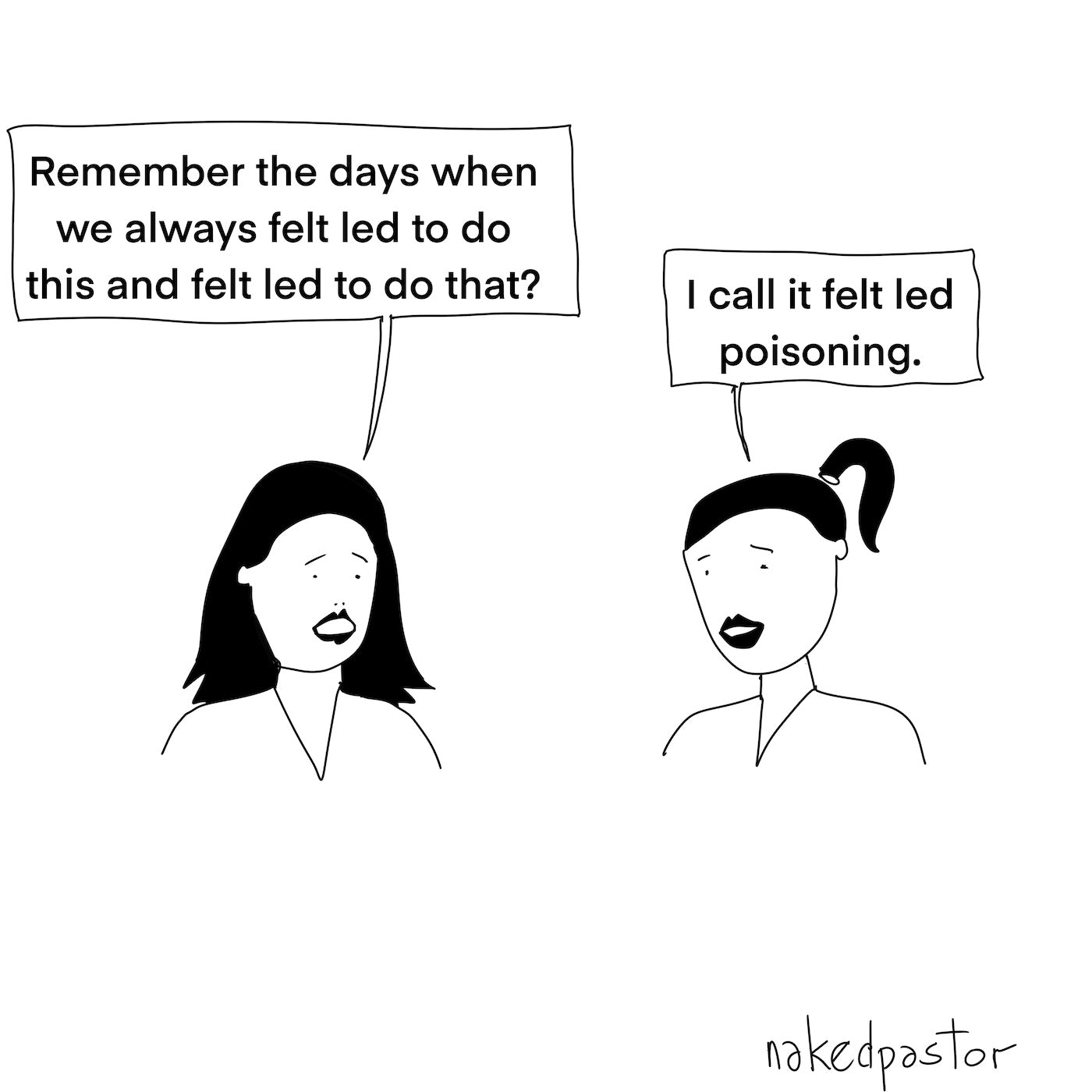 Felt Led Poisoning Digital Cartoon-Digital Cartoons-nakedpastor