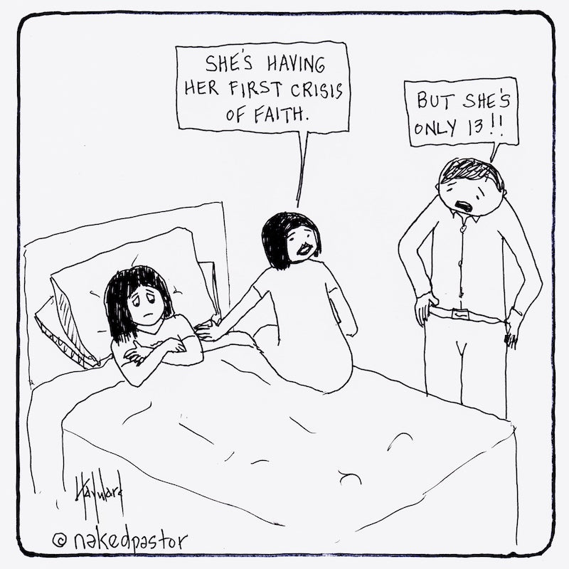 Crisis of Faith Digital Cartoon - by nakedpastor