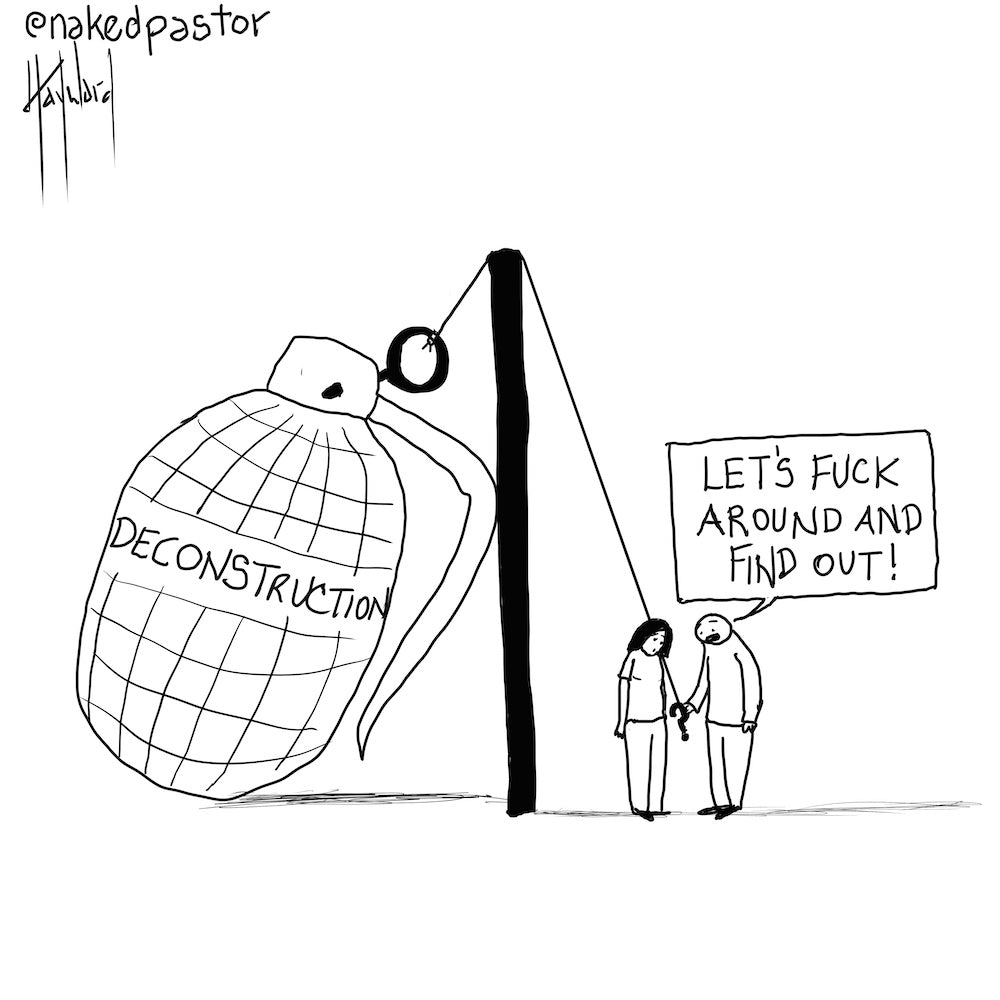 F*ck Around And Find Out Digital Cartoon - by nakedpastor