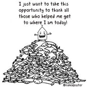 Get To Where I Am Today Digital Cartoon - by nakedpastor