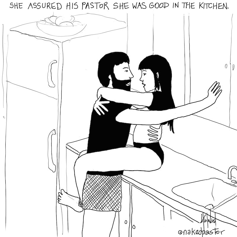 Good in the Kitchen Digital Cartoon - by nakedpastor