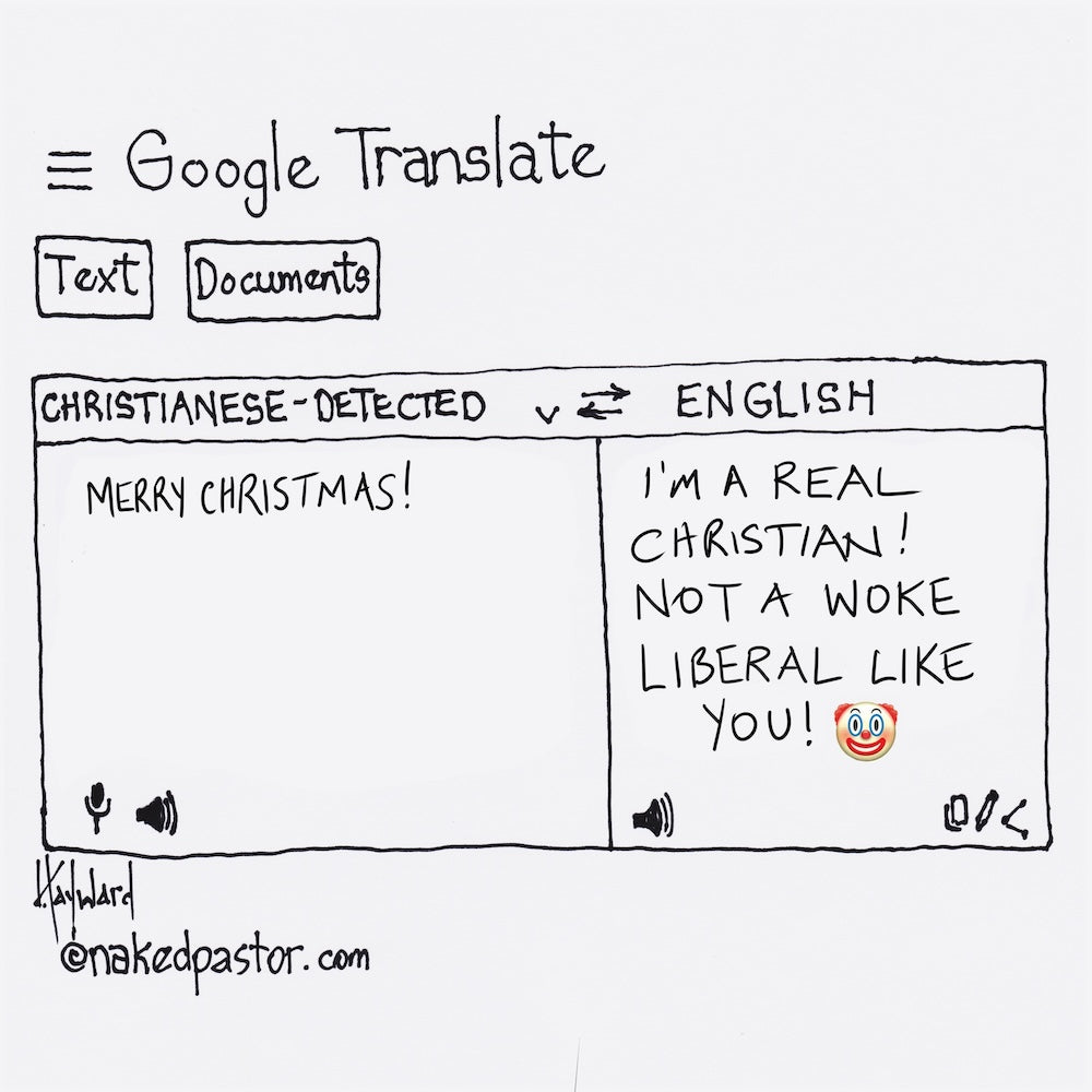 Google Translate Merry Christmas Digital Cartoon-Cartoons-nakedpastor