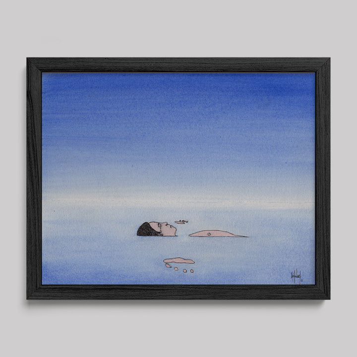 Grief Watercolor Print-Paintings-nakedpastor