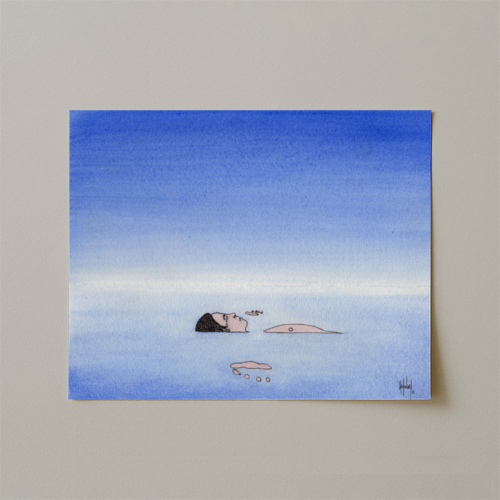 Grief Watercolor Print-Paintings-nakedpastor