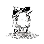 Haircut Plain or for Coloring Digital Cartoon-Digital Cartoons-nakedpastor