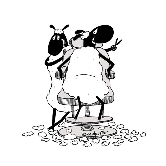 Haircut Plain or for Coloring Digital Cartoon-Digital Cartoons-nakedpastor