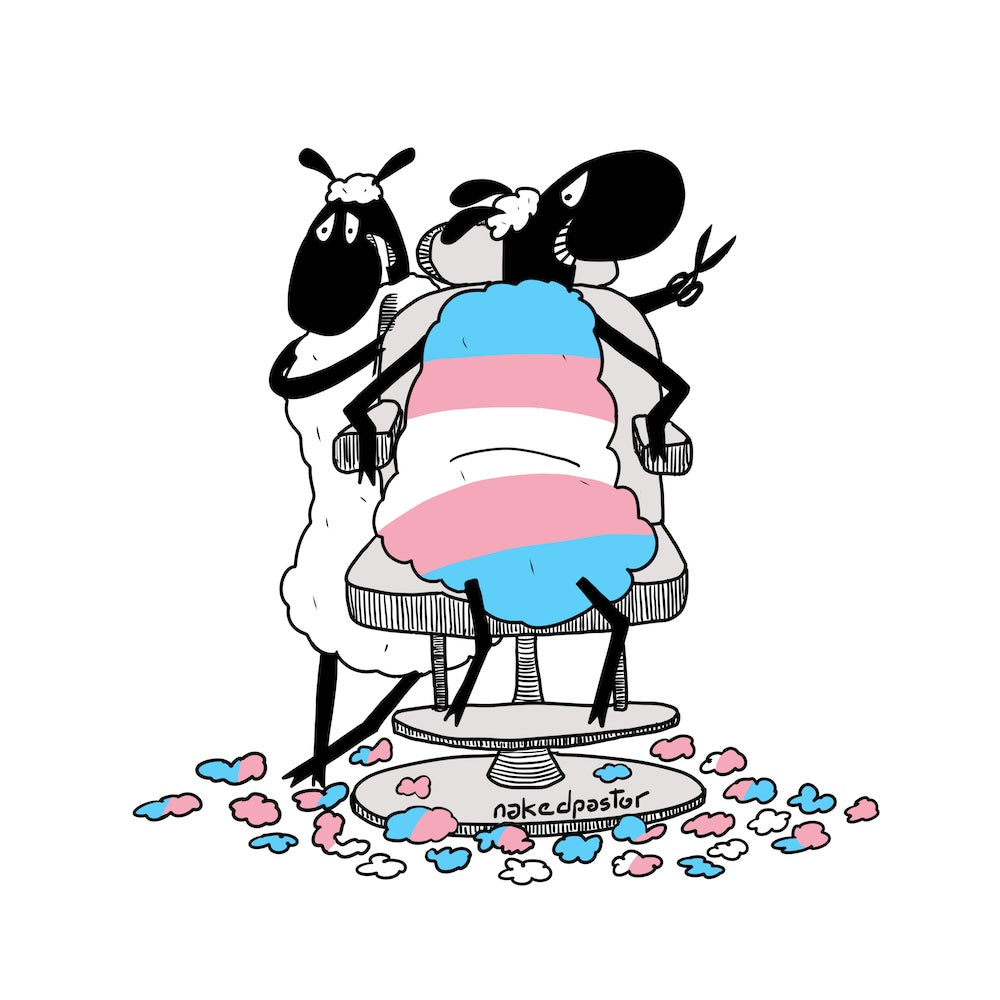 Haircut Trans Digital Cartoon-Digital Cartoons-nakedpastor